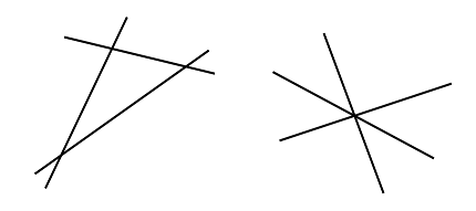 crossed lines